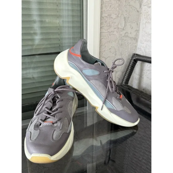 ECCO Chunky Sneakers‎ Womens 9 US 40 EU Multicolor Grey Casual Shoes Athletic - Picture 4 of 10